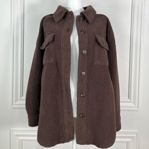 Pink Lily Sherpa Shacket